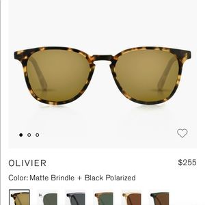 Krewe Olivier Matte Brindle Sunglasses